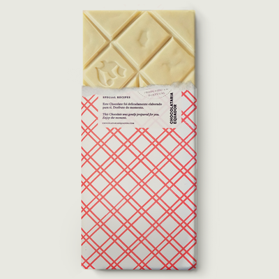 chocolate branco sem recheio