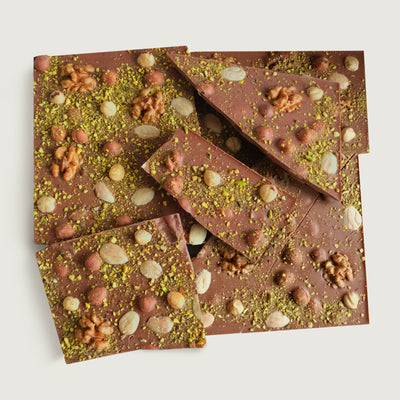 chocolate com frutos secos