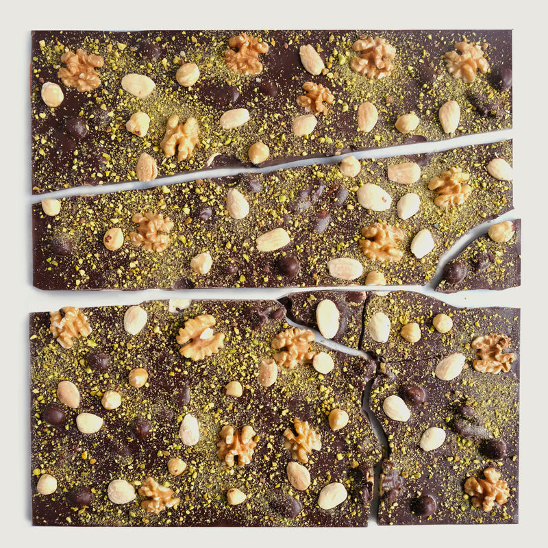 chocolate com frutos secos
