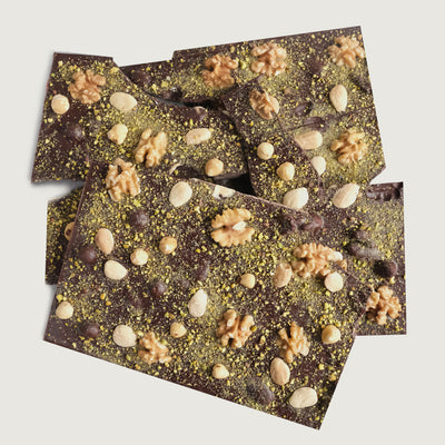 chocolate com frutos secos