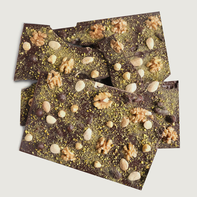 chocolate com frutos secos