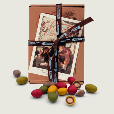 amendoas de chocolate com sabores