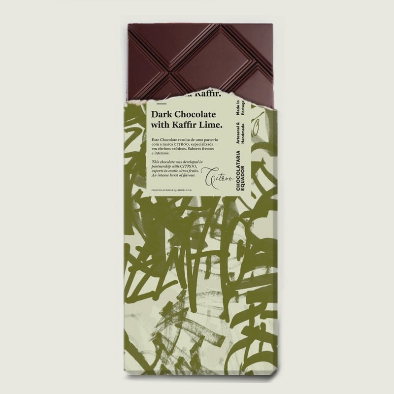 Chocolate Negro con Lima Kaffir