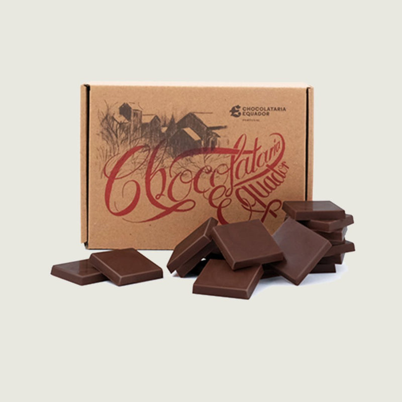 Mosaicos de Chocolate Negro 67% Cacao São Tomé