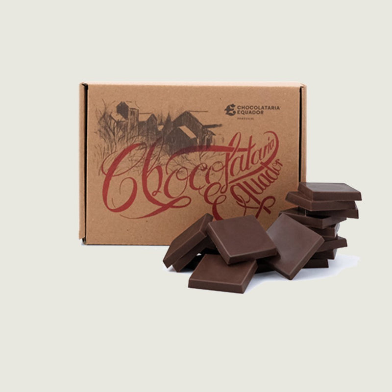Mosaicos de Chocolate Negro 73% Cacao São Tomé