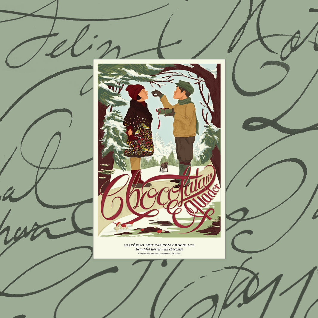 Classic Postcard Script Postcard Script – Chocolataria Equador PT