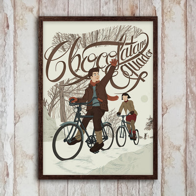 Poster "The bike ride"